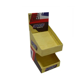 Corrugated Cardboard Countertop Paper PDQ Carton Counter Display Box