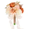 Bouquet rotondo arancione