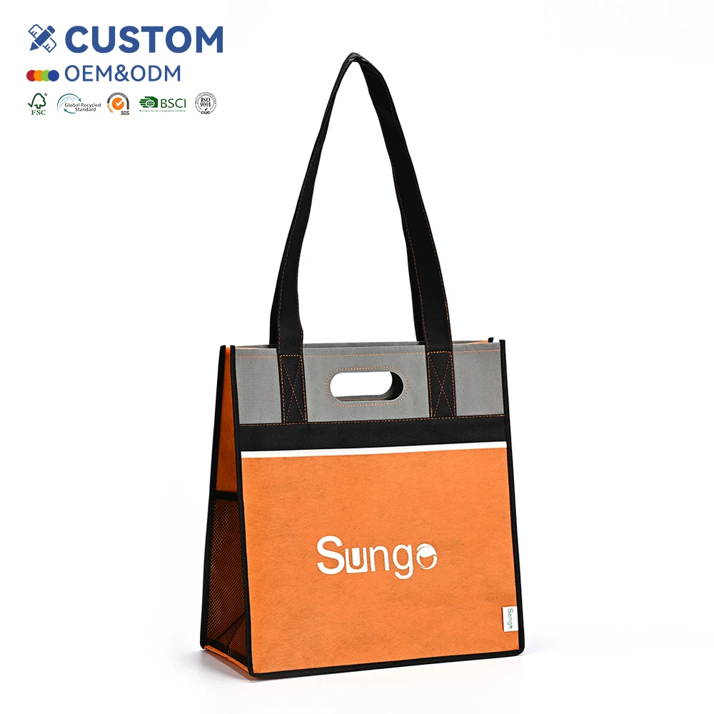 Customizable Eco-Friendly Non Woven Bag Waterproof and Reusable for Crafts and Candles Plain Organic Personalized Design