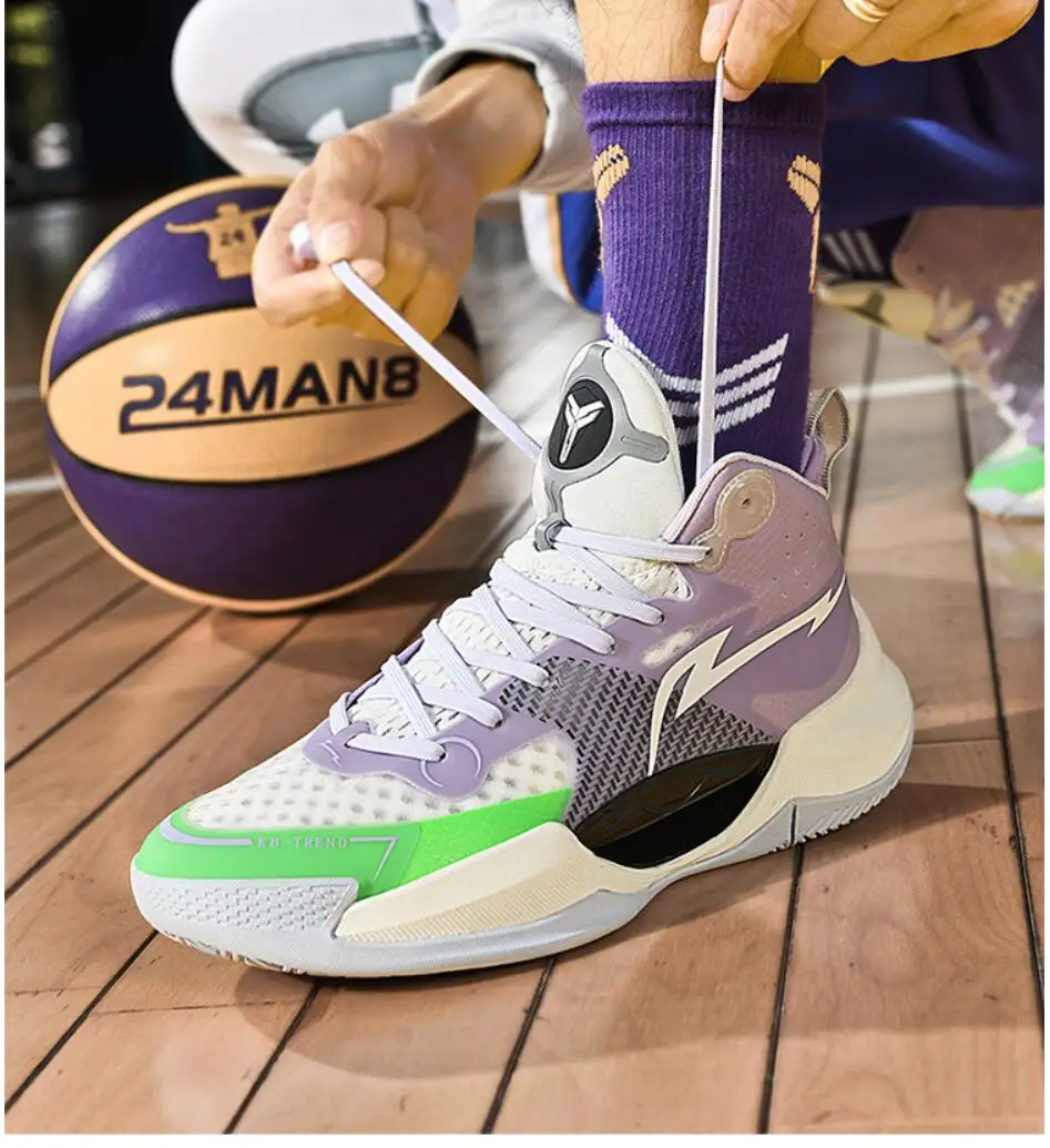 Wholesale China New Hightop Leather Sports Casual Basketball Shoes For