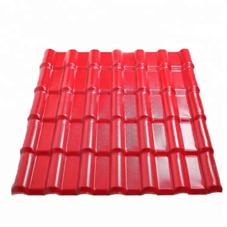 ridge Tiles and Making Plant Large Long Span Roofing Noise Insulation Plastic Pvc Corrugated Resin Roofing Sheets