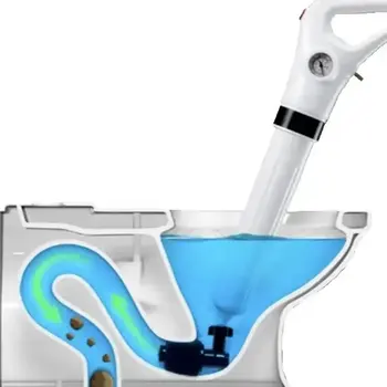 Portable Drain Cleaner Sewer Rush Pipe Kitchen Bathroom Restroom High Pressure Air Plunger Toilet Sink Drain Pipe Cleaner