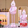Large Pink 90CM Telescopic Snowman