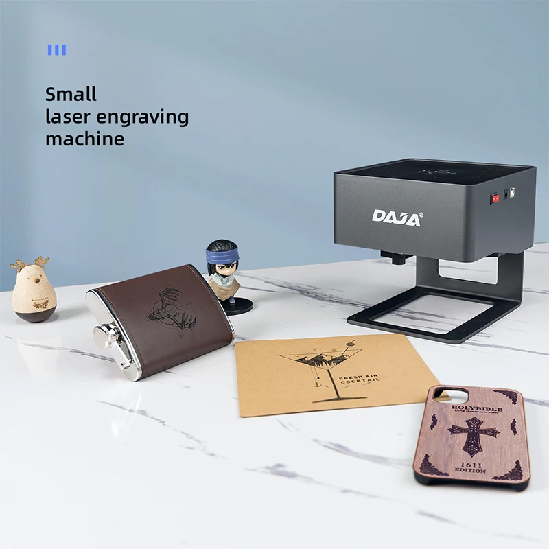 DAJA DJ6 ポータブルバンクレーザープリンター、彫刻機、木材用、3W