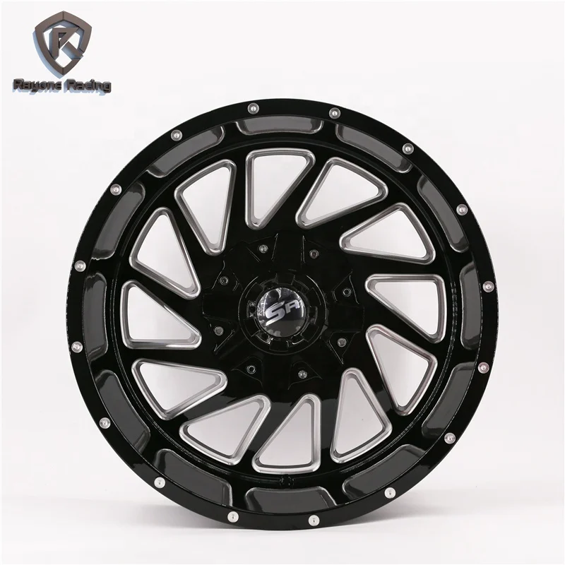 Factory Custom Offroad 4x4 Vehicle 20 Rines Deep Dish Black Alloy Wheel Rim