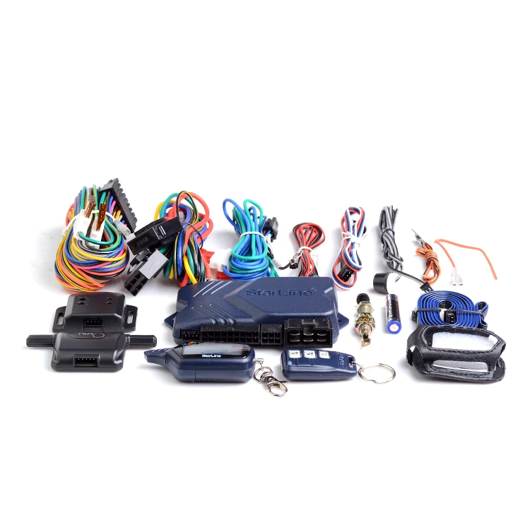 B9 Remotely Start Engine Keyless Remote Control Car Two Way Car Alarm System for All 12V Cars