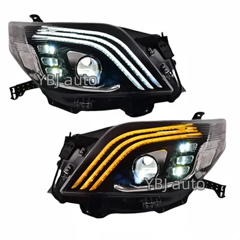 YBJ car accessories Car Lights for Toyota Prado FJ150 LC150 headlamp Projector Lens 2010-2013 Front Drl Signal LED Headlight