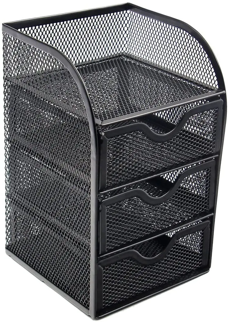 VCW офисный металлический сетчатый держатель для карандашей, настольный органайзер, ящик для хранения