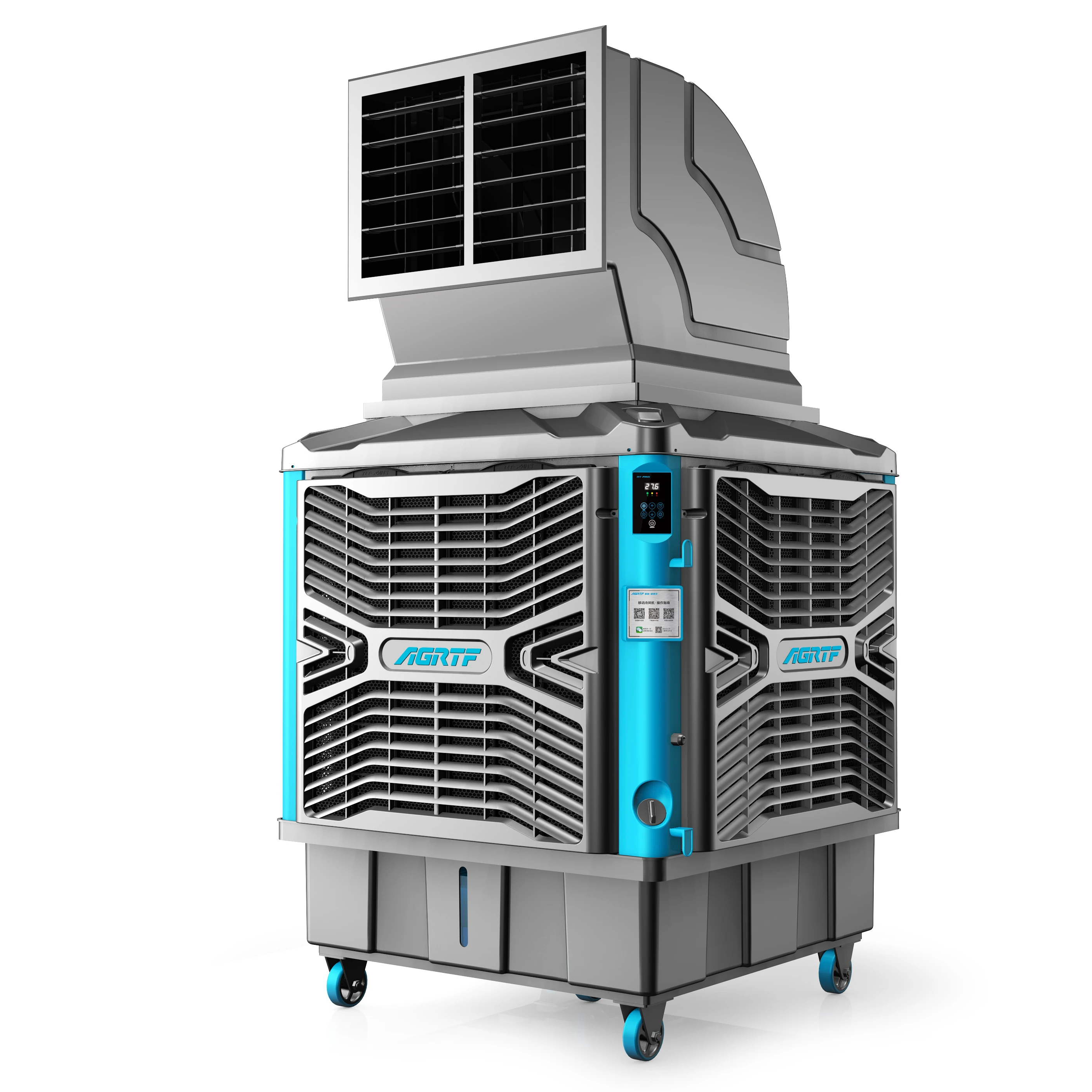RTFANS 2024 NEW Model air Cooler with Duct 18000cmh/22000cmh air Water  Cooler
