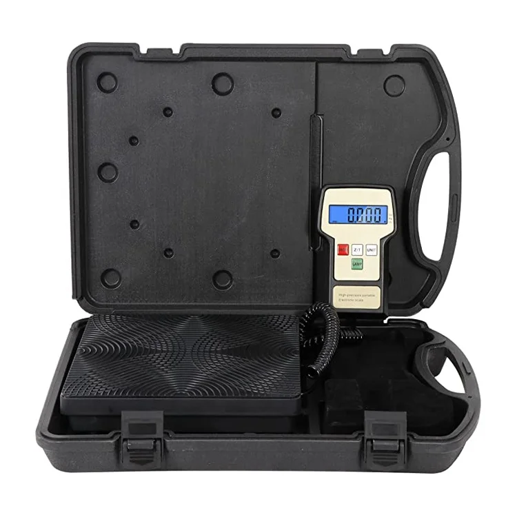 High Capacity 220lb/100kg Electronic Refrigerant Charging Digital Weight Scale 