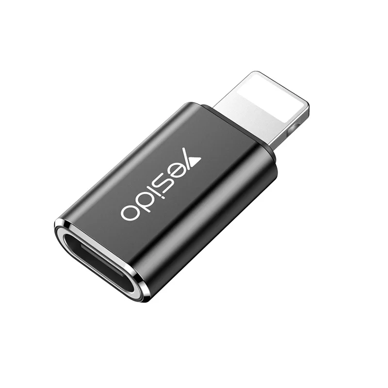 1 connector lightning mmale to usb c type c female adapter otg