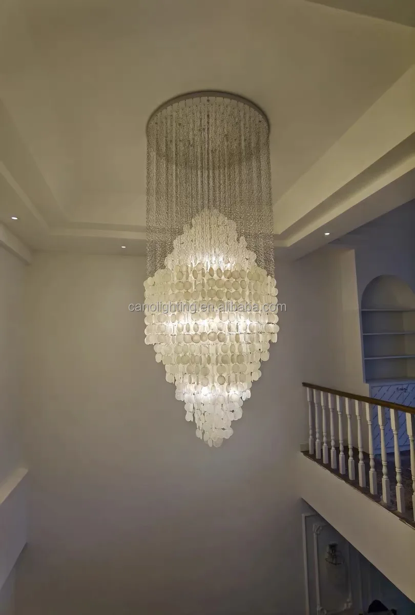 Modern Indoor Lighting - Elegant Sea Shell Pendant Lamp