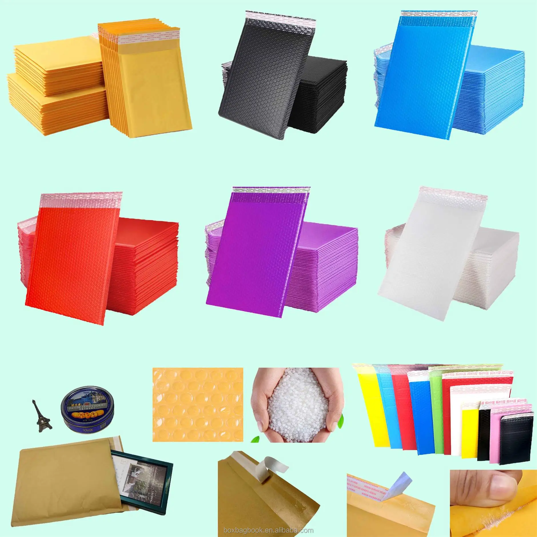 Yiwu Factory Price Dhl Express Photo Envelope White Shipping Paper Envelopes Rigid Flat Cardboard Envelope Packaging with Window