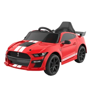 Ford Mustang GT500 Shelby Cobra Licensed 12V Electric ABS Toy Ride-On Car Light Function Forward Motion for Kids 2-4 Years