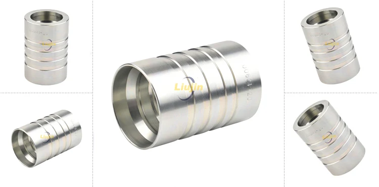 High quality carbon steel hose ferrule hydraulic hose ferrule