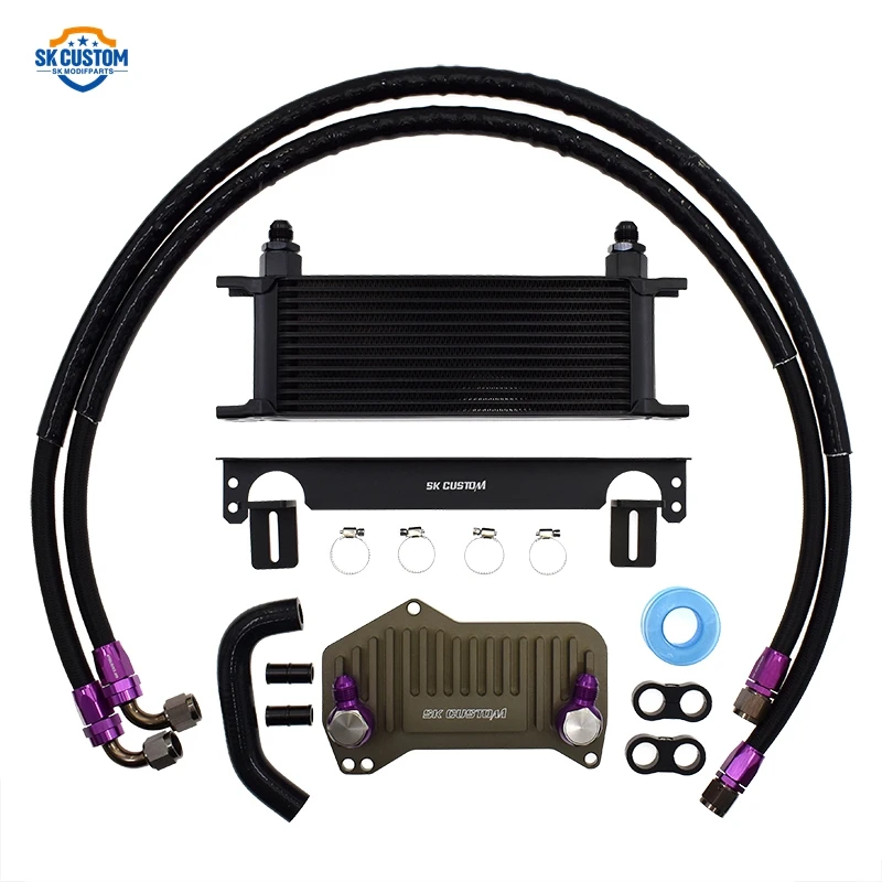Transmission Oil Cooler Kit For Volkswagen Audi Golf Dsg 7 Speed Gearbox Oil Cooling Kit DQ500