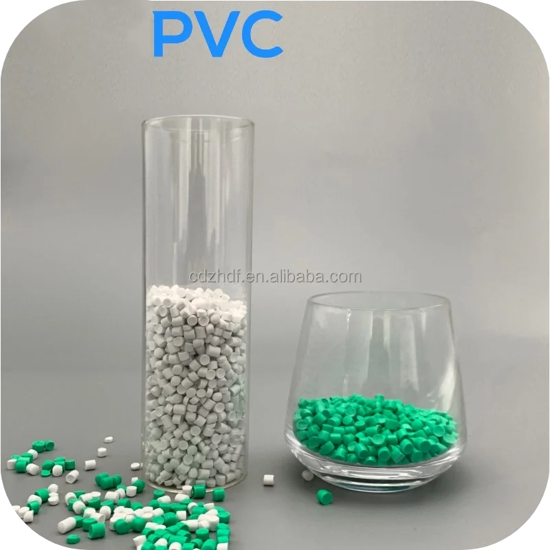 China Factory Fitting Pipes Cable Wire Virgin UPVC CPVC Compound Granules Raw Material Plastic Flexible Rigid PVC for Injection