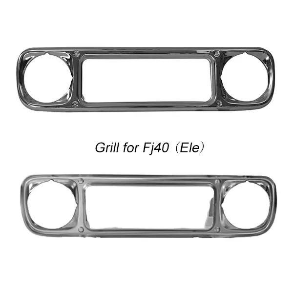 Genuine Toyota OEM Chrome Grille For Land Cruiser FJ40, FJ45, FJ43, BJ40 (1979-1984) - 53111-90301