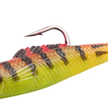 Wholesale 7colors 6cm 5.6g Single Hook Wrapped Lead Fish Plastic Bionic Bait With Hook T Tail Soft Fishing Lures Decoy Soft Bait – Soft Lure – view 4