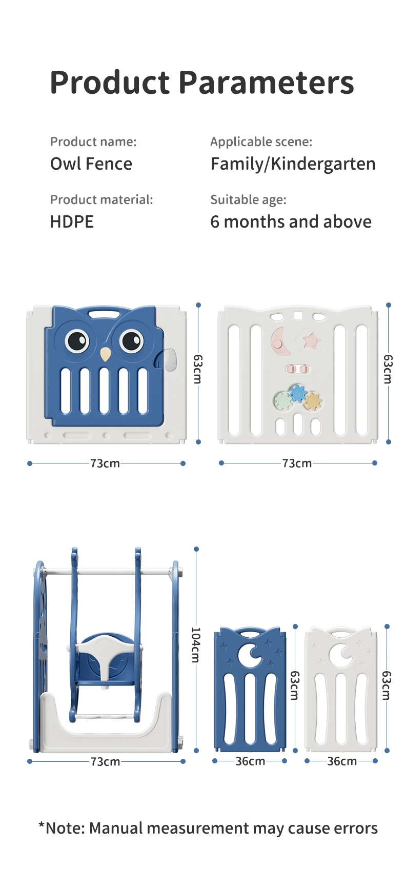 Product dimensions