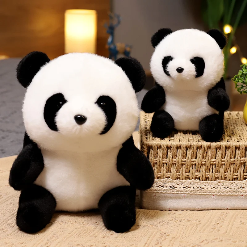 Peluche kawaii panda super douce, peluche de luxe, coussin de maintien  mignon pour filles, cadeau d'anniversaire pour enfants
