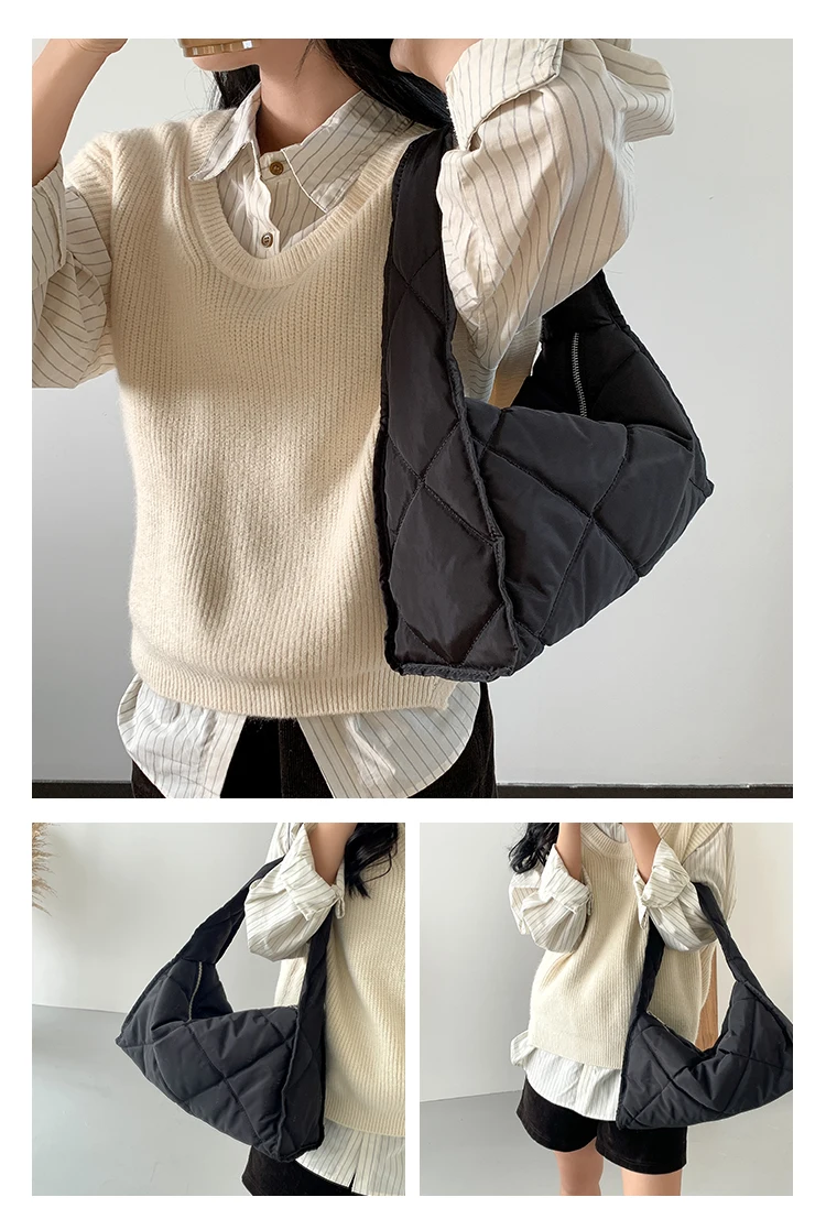 Factory Wholesale High Quality Cotton Tote Bag Nylon Handbag Expanded