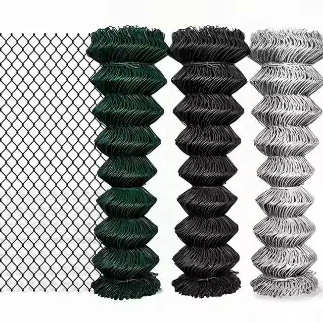 Manufacturer Cyclone Wire Fence 60 x 60 50 x 50 1.6 m/1.8 m/2.1 mm 2.5 mm x 25 m Galvanized Chain Link Mesh Fence