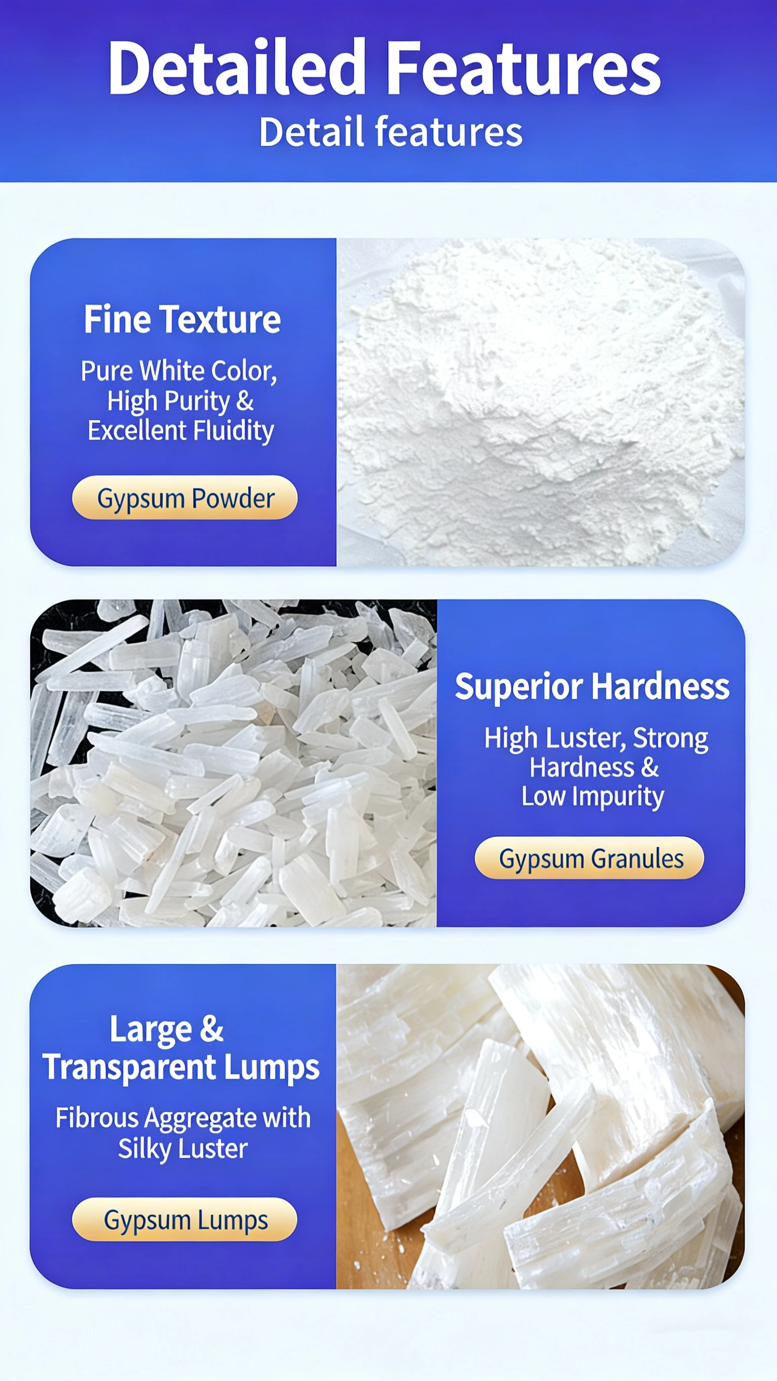 Gypsum Powder for Construction and Gypsum Powder for Architectural ...