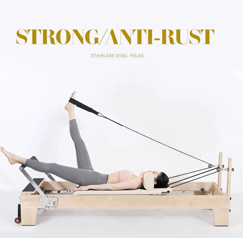 Barril De Pilates Con Escalera - Equipo De Madera Para Estiramiento Y Fortalecimiento - Corrección Postural - Hasta 300 Kg