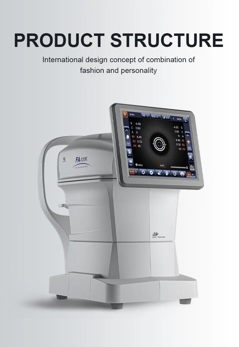 9 Inch Color Auto Refractometer with Keratometer FA-100K