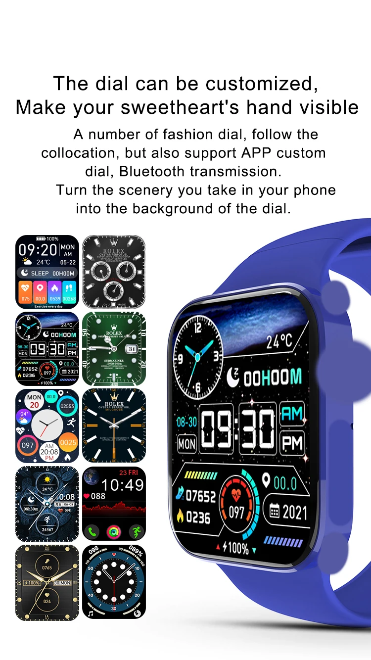 
 Часы N76 серии 7 с беспроводным зарядным устройством, Смарт-часы с экраном 1,75 дюйма для мужчин и женщин, Смарт-часы с телефонным звонком серии 7 2021 PK W66 HW22 Pro  