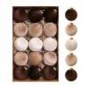 Brown 15pcs