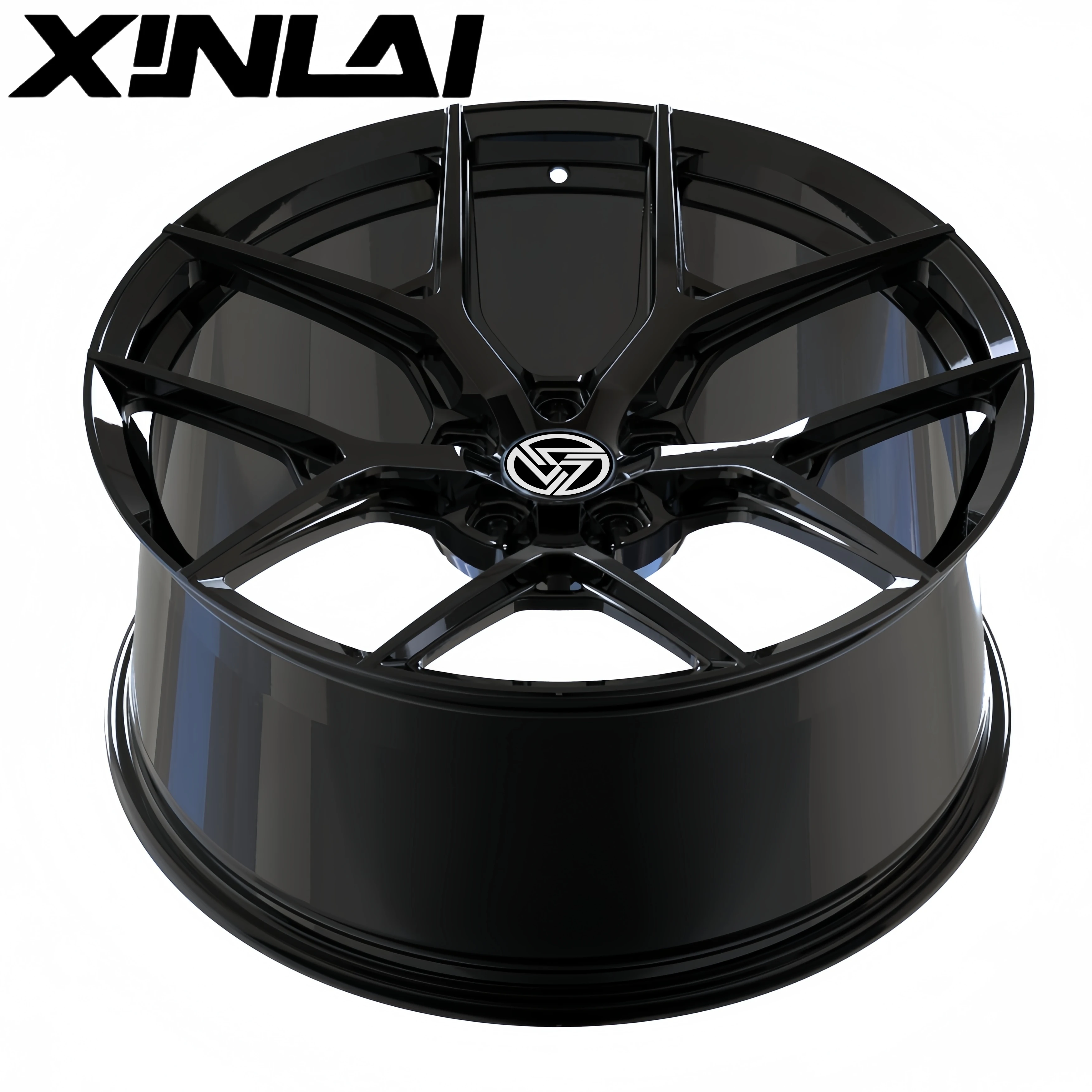 XINLAI Custom Deep Concave Polished Brushed 5X114.3 5X112 17-22 Inch Forged Wheels Passenger Car Wheels for Mercedes Audi - Image 1