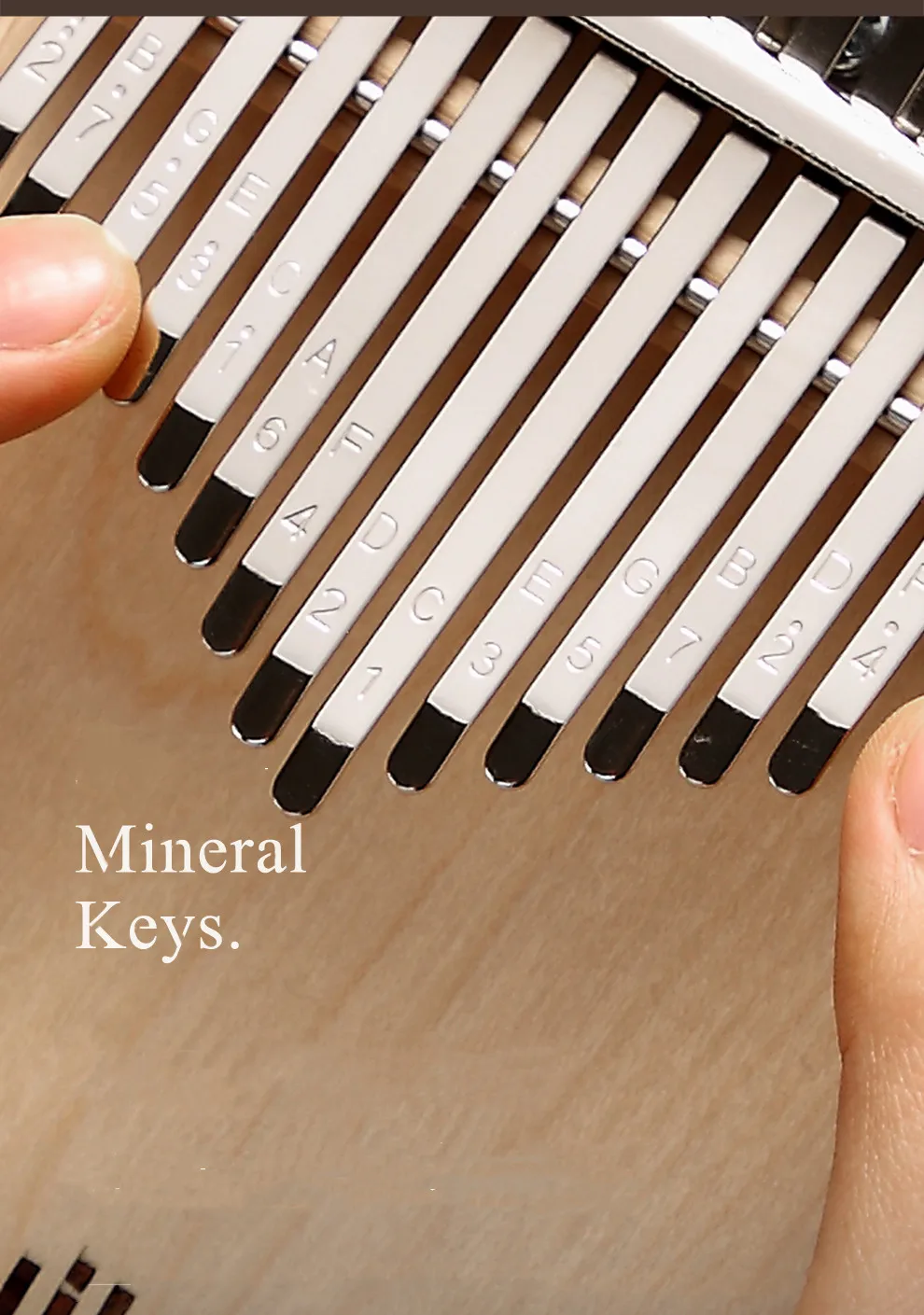 Kalimba 17 Toniche In Mogano - Pianoforte Da Pollice - Legno Naturale - Per Principianti - Foto 7