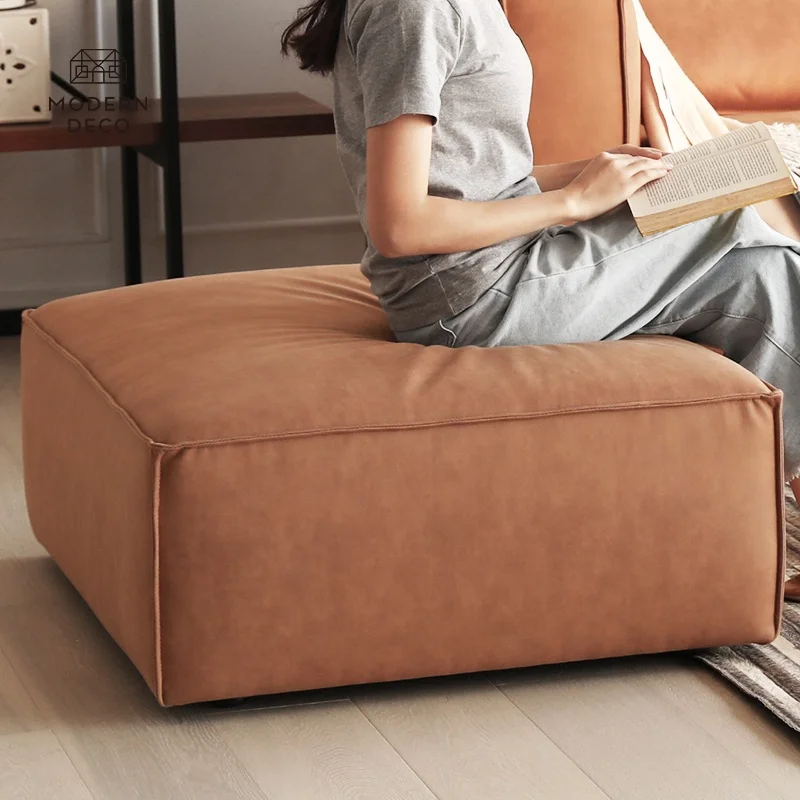 Custom Oversized Large Upholstered Cube Modernseating