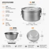 Grey Low-pressure cooker (non-porous inner pot)