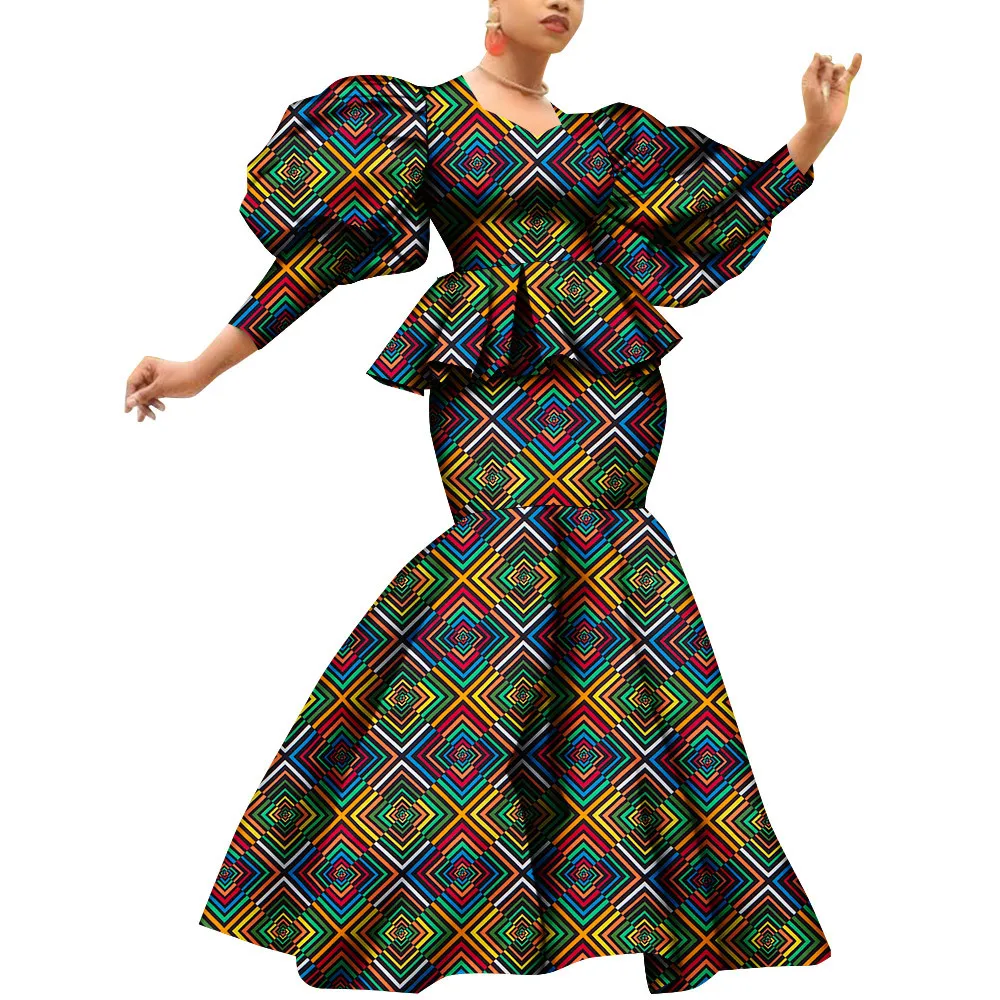 cotton ethnic dress for women Women Floral Printed V-Neck Pure Cotton Ethnic Dresses Rain & Rainbow