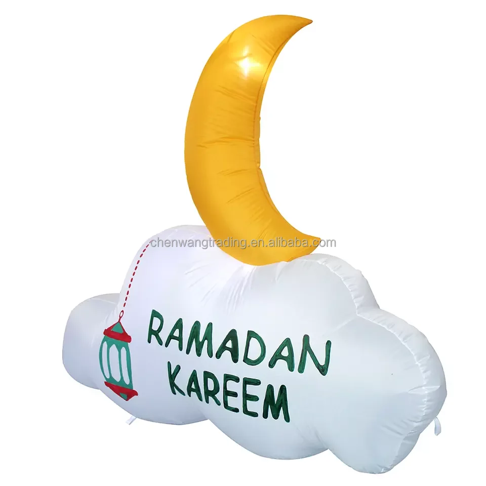 New Eid Mubarak Led Party Custom Courtyard Inflatable Balloon