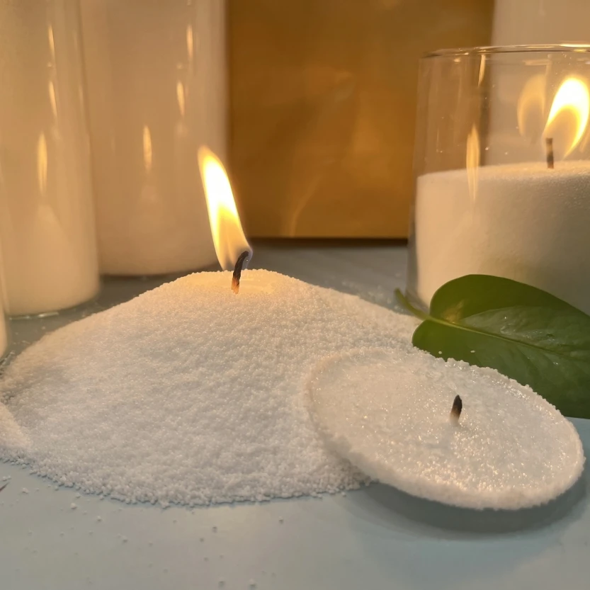 Sand Candles using Palm Wax beads - CandleMaking