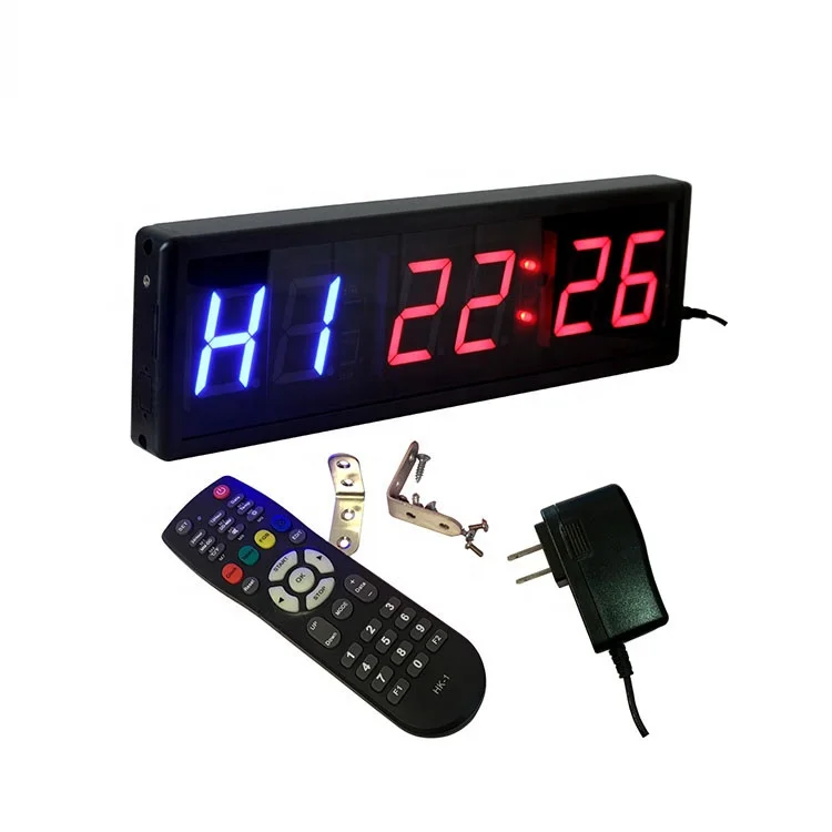 Магнитный Таймер обратного отсчета, цифровой таймер для кроссфита, мини-часы с интервалом, Портативный Таймер для спортзала