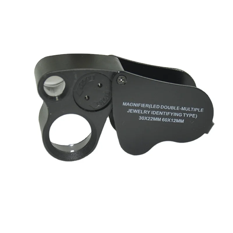Lente Di Ingrandimento Da Gioielliere LED - 60X/12mm E 30X/22mm Con Custodia - Foto 13