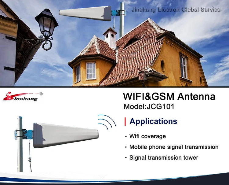 Jcg101 12dbi External Panel Antenna,Gsm Lte Wifi 3g 4g Outdoor Log ...