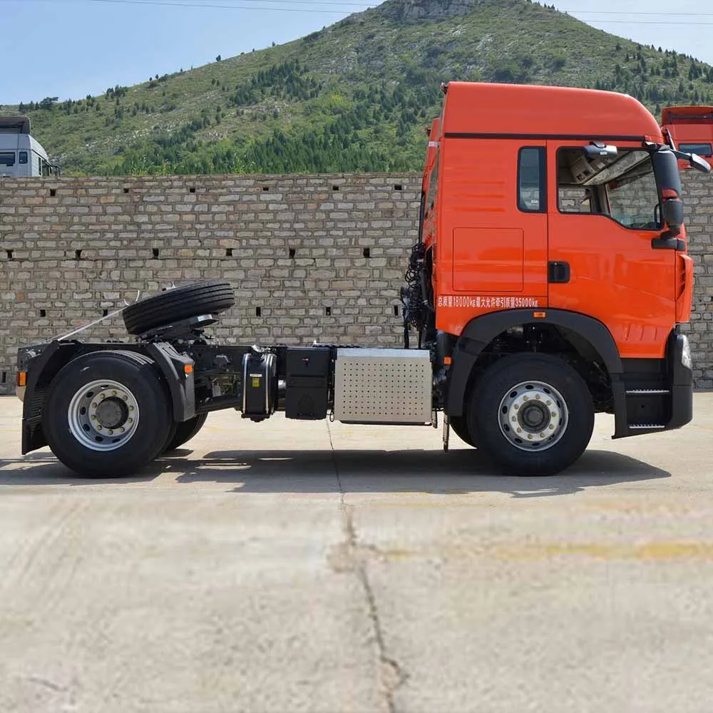 Low Price China Best Selling Sinotruk Howo 4x2 6x4 Tractor Truck HOWO TX 430HP 30Tons Trailer Truck Head For Africa manufacture