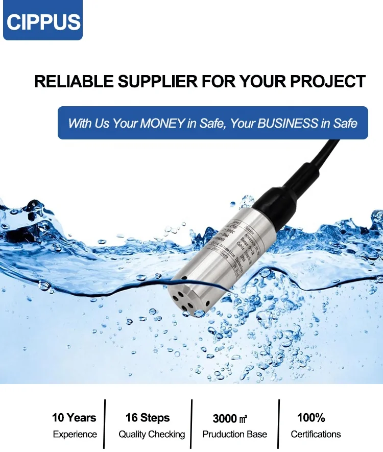 Septic tank Level Measurement Monitor Sensor Digital Level Indicator for Water tank