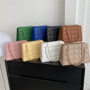 Quilted Chain Bolso De Cadena Women's Crossbody Bags Shoulder Bag Fashion Purses 2026