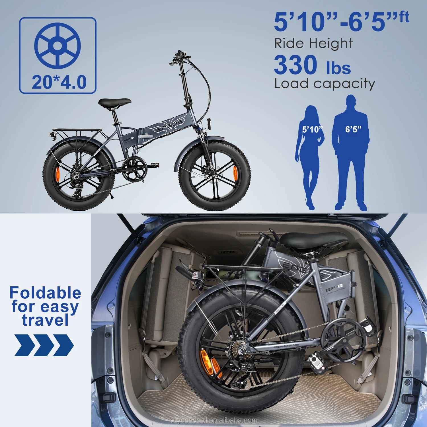 Wholesale Poland 48v13ah Engwe Ep2 Ep-2 Pro 750w Electric Fat Tire City 