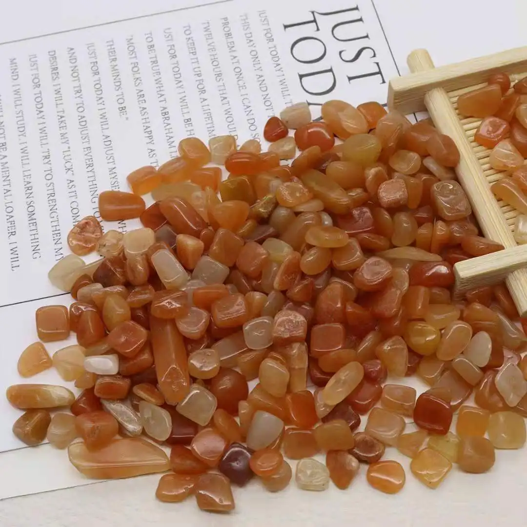 natural ruby red aventurine polished crystals healing tumbled