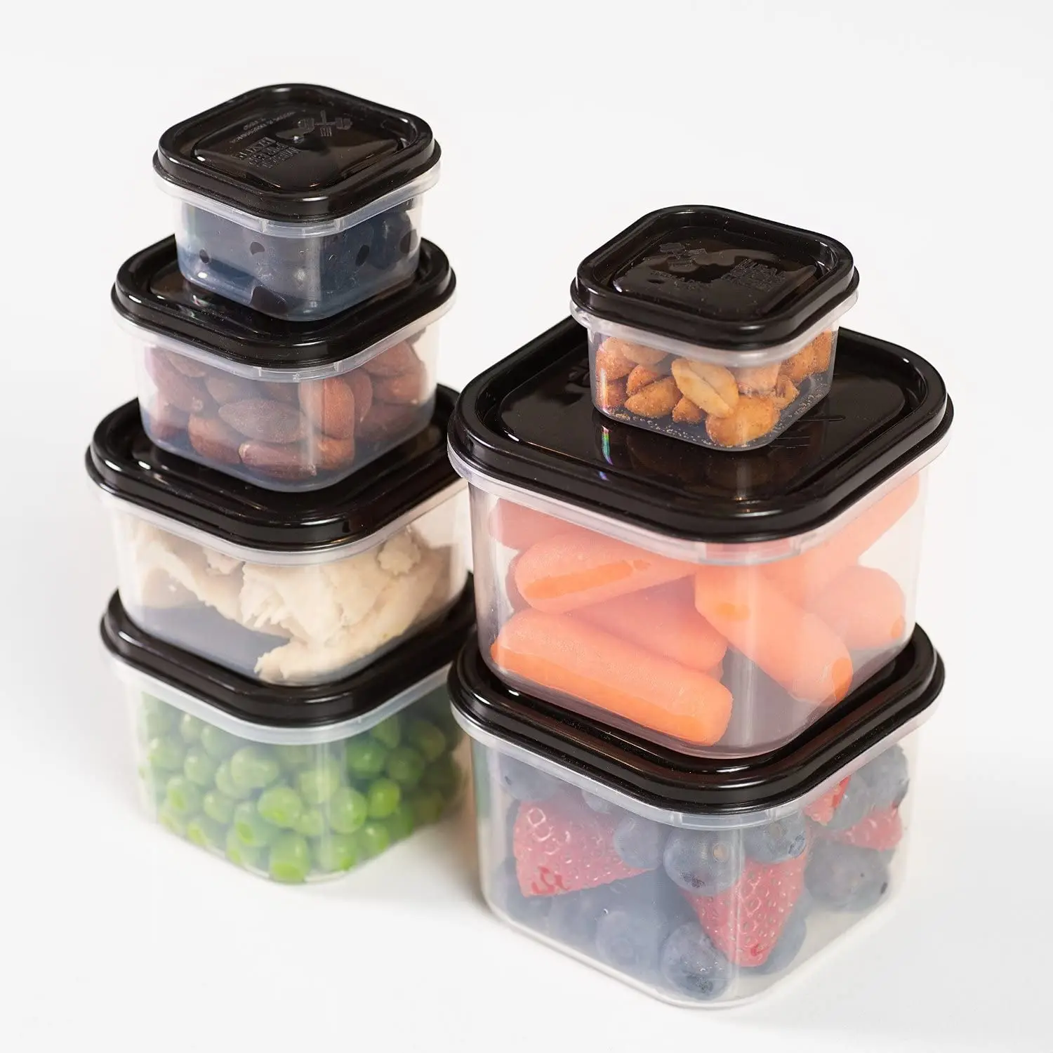 Smart Diet Control 7 Piece Portion Control Containers With Guide. 100% ...