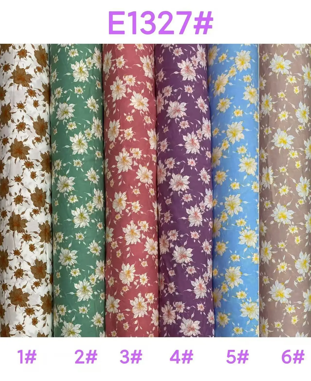 Factory Custom Design 30s45s Rayon with so Many Floral Woven Spun Printed 100 Viscose Elegant for Lady Dress