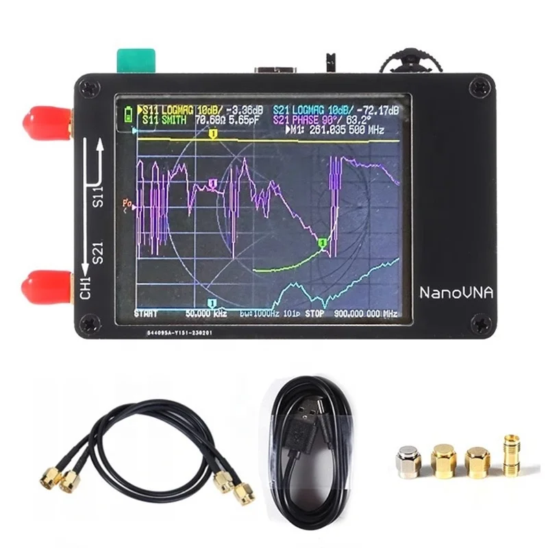 Nanovna-f V2 3ghz Vector Network Analyzer - 4.3 Inch Touch Screen